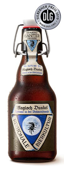 Magisch Dunkel, Ganter Bier aus Freiburg, 0,33l Flasche ( Liter/ 3,15€)